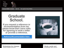 Tablet Screenshot of professorbiddle.com